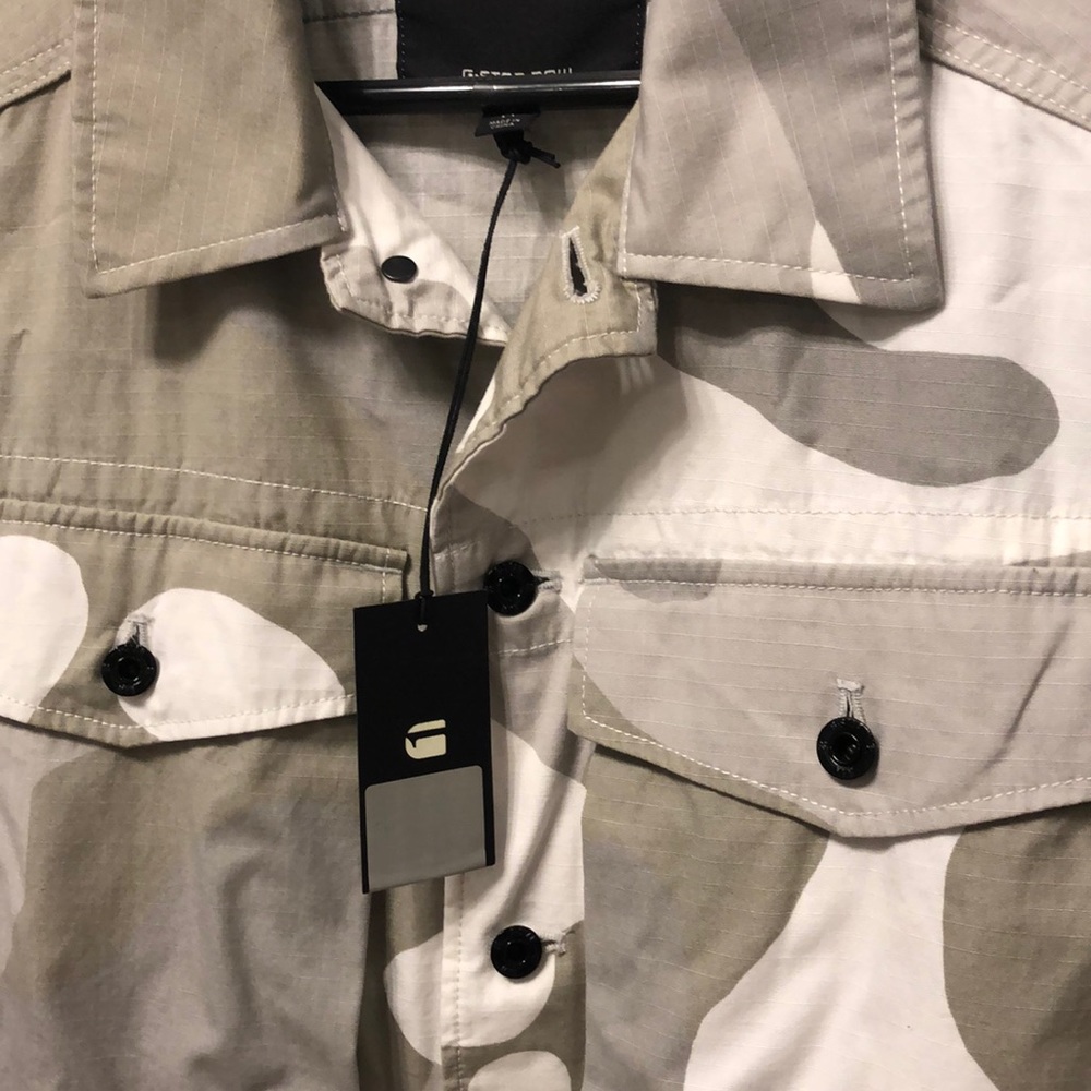 NWT Men’s G-Star Raw Type C Army Overshirt - Picture 3 of 5